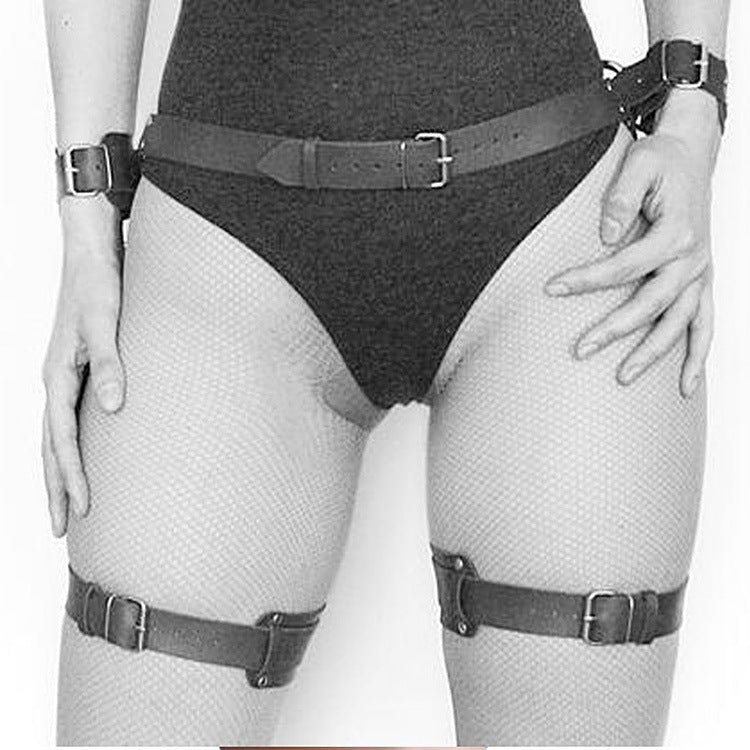 Leather Bracelet Belt Belt One Nightclub Temptation Binding Strap