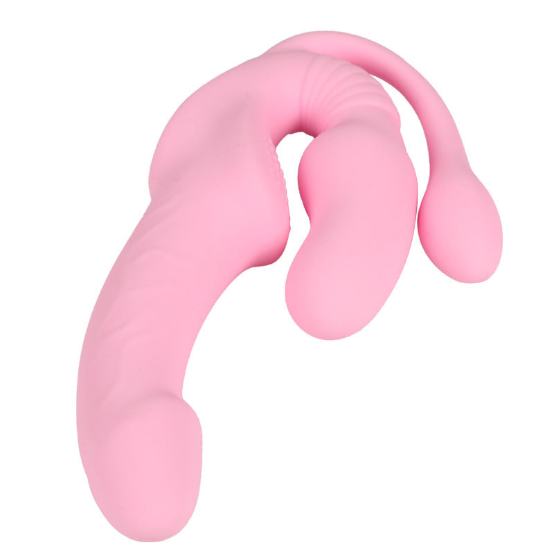Three-shock Double-headed Dragon Lala Dildo